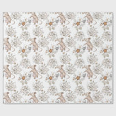 Zoete Fancy muis, roze pron, emmer, wit Cadeaupapier (Vlak)