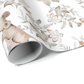 Zoete Fancy muis, roze pron, emmer, wit Cadeaupapier (Rol Hoek)