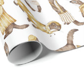 Zoete Fancy Weasels, Rainboots, Cadeaupapier (Rol Hoek)