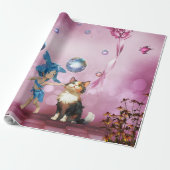 Zoete fee cadeaupapier (Uitgerold)