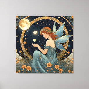 zoete fee - tarot canvas afdruk