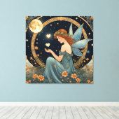 zoete fee - tarot canvas afdruk (Insitu (Houten vloer))