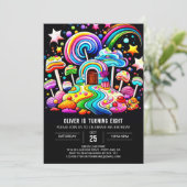 Zoete Feest Lolly Verjaardag Kaart (Staand voorkant)