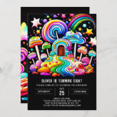 Zoete Feest Lolly Verjaardag Kaart (Voorkant / Achterkant)