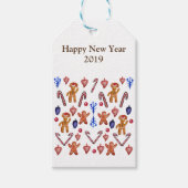 Zoete Feestdagen Aangepast Cadeaulabel (Voorkant)