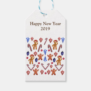 Zoete Feestdagen Aangepast Cadeaulabel