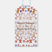 Zoete Feestdagen Aangepast Cadeaulabel (Voorkant)