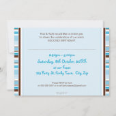 ZOETE FOTO VERJAARDAG UITNODIGT :: Grace 5L Kaart (Achterkant)