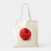 Zoete framboos boodschappentas – Fruitige botanisc Tote Bag (Achterkant)