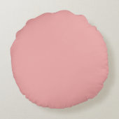Zoete Fret Kawaii Roze Harten Rond Kussen (Achterkant)