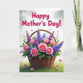 Zoete Fuchsia Script Kaart (Voorkant)