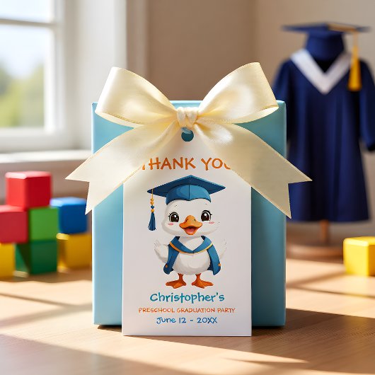 Zoete Gans Kleuterschool Afstuderen Cadeaulabel