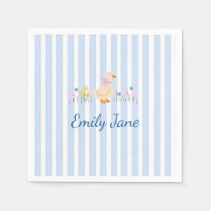 Zoete Gans Wilde Bloem Baby Shower Doopfeest Servet