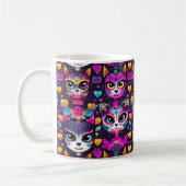 😻 Zoete Gatos de Muertos Fiesta Koffiemok (Links)