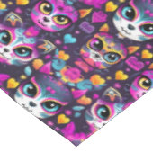 😻 Zoete Gatos de Muertos Fiesta Tafelkleed (Gekanteld)
