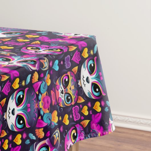 😻 Zoete Gatos de Muertos Fiesta Tafelkleed (Voorbeeld)