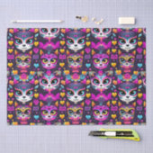 😻 Zoete Gatos de Muertos Fiesta Tissuepapier (Craft)