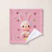 Zoete Gehaakte Konijn Bad Handdoek (Wasdoekje)