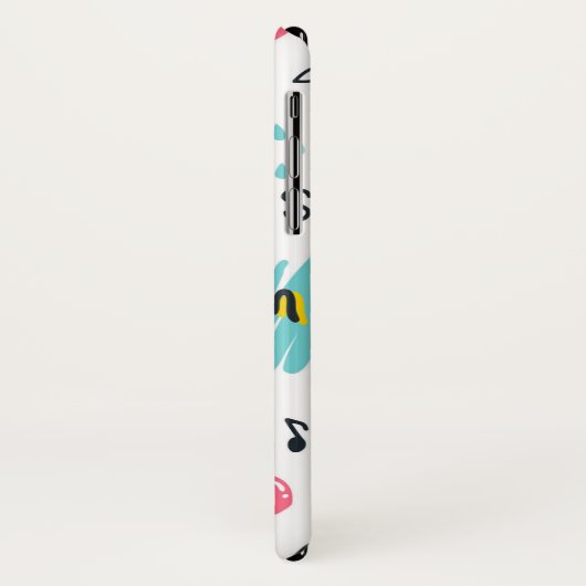 Zoete gekleurde hand getekend Case-Mate iPhone case (Achterkant/links)