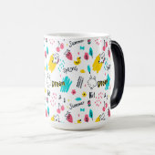 Zoete gekleurde hand getekend magische mok (Voorkant rechts)