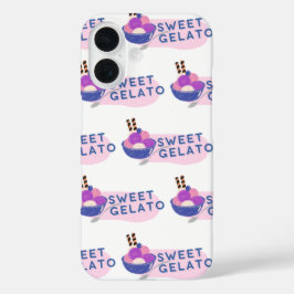 zoete gelato iPhone 16 hoesje