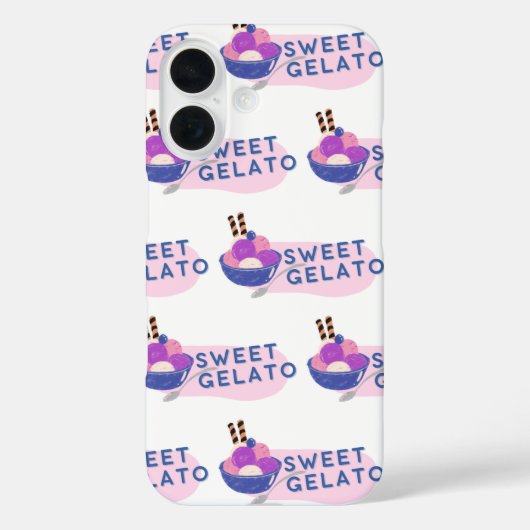 zoete gelato Case-Mate iPhone case (Achterkant)