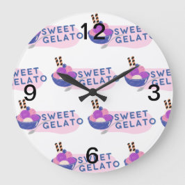 zoete gelato grote klok