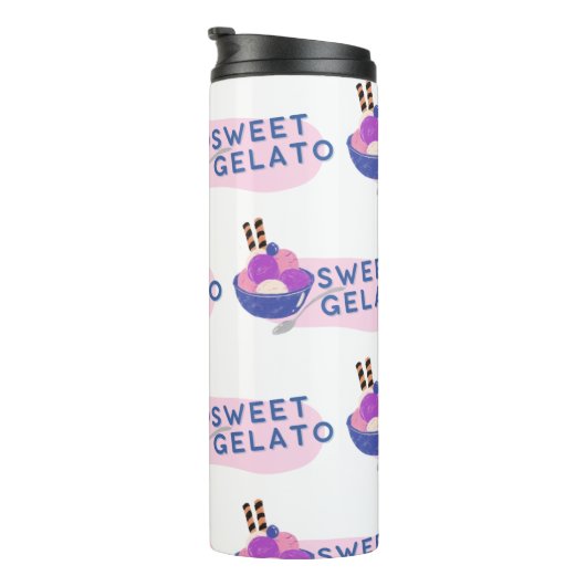 zoete gelato thermosbeker (Geroteerd rechts)
