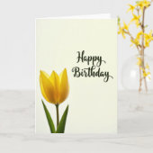 Zoete Gele Bloem Kaart (Gele Bloem)
