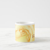 Zoete Gele Roos Espresso Kop (Voorkant)