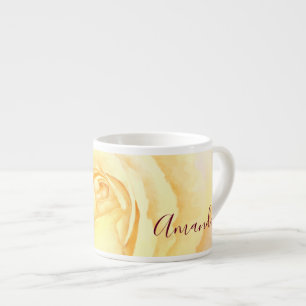 Zoete Gele Roos Espresso Kop