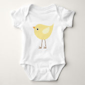 Zoete gele vogel romper (Voorkant)