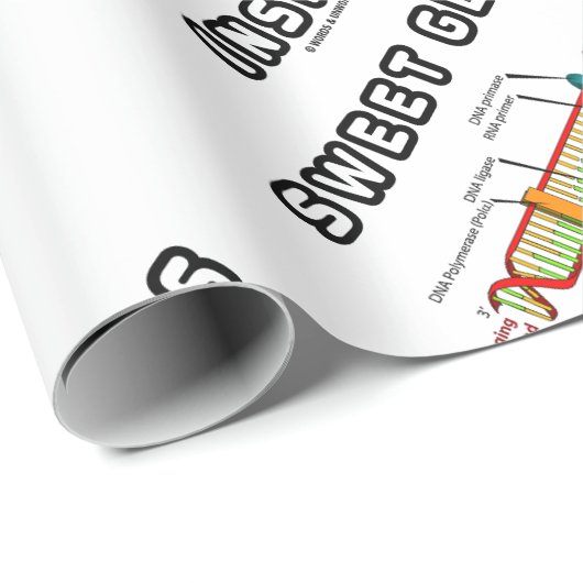 Zoete genen in DNA Replication Humor Cadeaupapier (Rol Hoek)