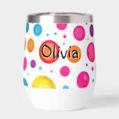 Zoete gepersonaliseerde wasbeer met regenbooghart (Achterkant)