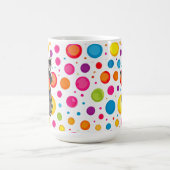 Zoete gepersonaliseerde wasbeer met regenbooghart koffiemok (Center)