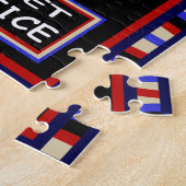 Zoete gerechtigheid legpuzzel (Zijkant)