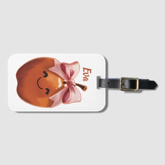 Zoete Geschenkappel Bagagelabel (Voorkant (horizontaal))