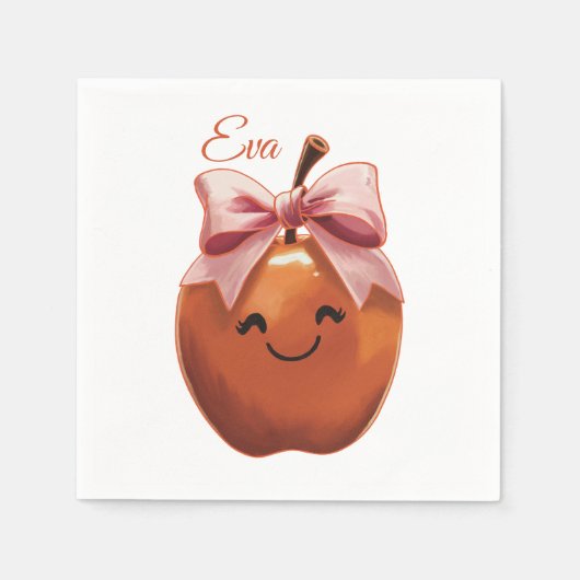 Zoete Geschenkappel Servet (Voorkant)