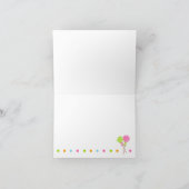 Zoete Gevouwen Shoppe dankt u nota neemt van Bedankkaart (Binnen)