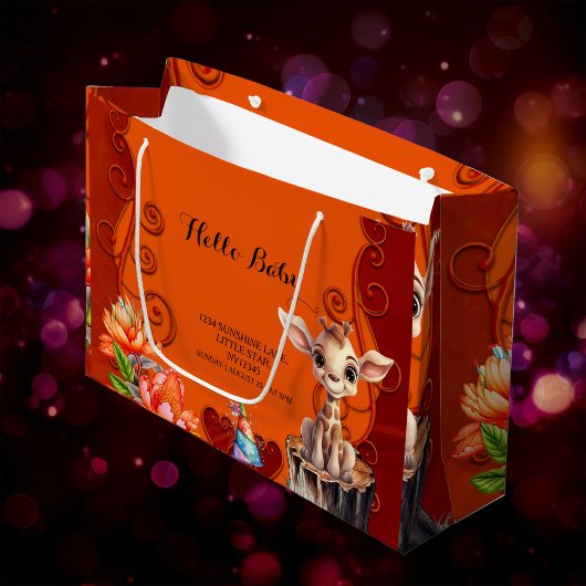 Zoete giraffe groot cadeauzakje