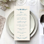 Zoete grillige handgeschreven geïllustreerde bruil menu<br><div class="desc">Zoete grillige handgeschreven geïllustreerde bruiloft menu</div>