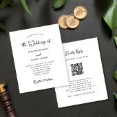 zoete grillige | QR Code RSVP Budget Bruiloft