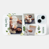 Zoete Groen Mama Custom Foto Gift Case-Mate iPhone Case (Achterkant (horizontaal))