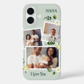 Zoete Groen Mama Custom Foto Gift Case-Mate iPhone Case (Achterkant)