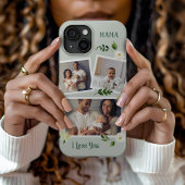 Zoete Groen Mama Custom Foto Gift Case-Mate iPhone Case