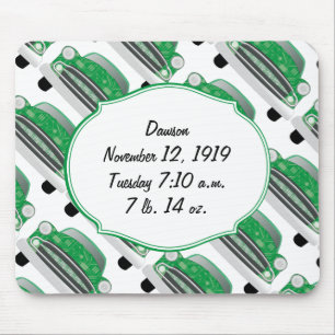 Zoete Groene Baby Shower Stat Cadeaus Muismat