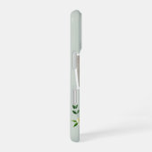 Zoete Groene Mama Hulpstuk met Foto iPhone 16 Hoesje (Rechterkant)