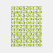 Zoete Groene Peer Fleece Deken (Voorkant)