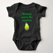 Zoete Groene Peer Romper (Voorkant)