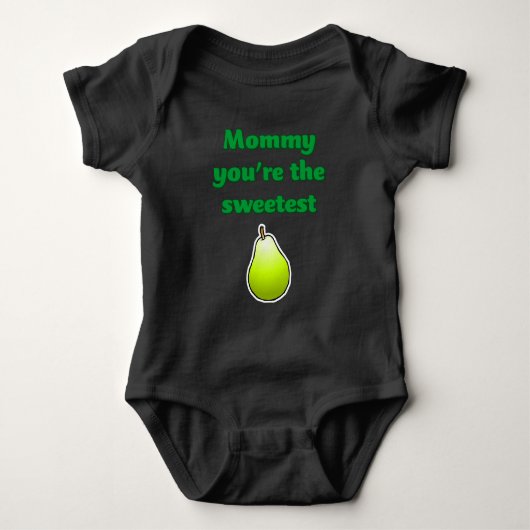 Zoete Groene Peer Romper (Voorkant)